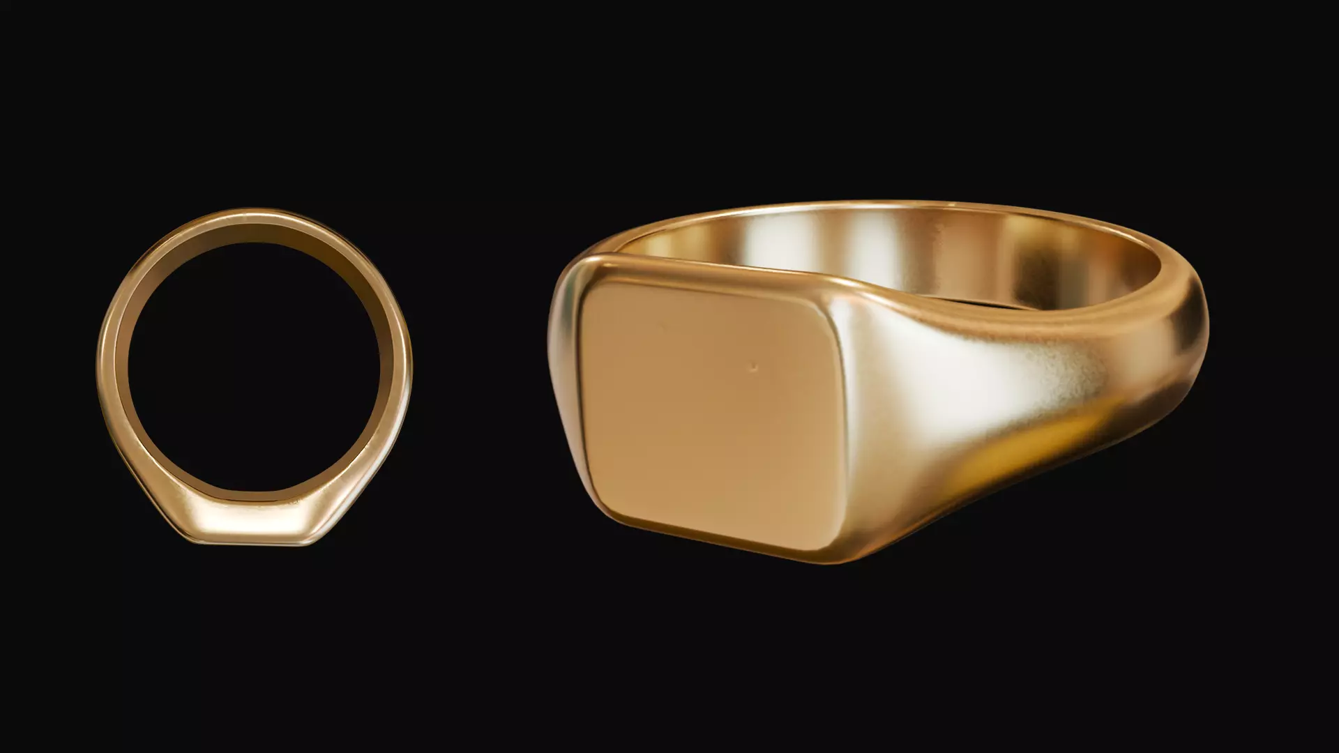 Pinky Ring 3D print model_1