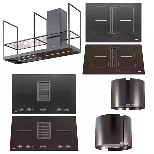 Franke appliance set 3D model Franke appliance set 3D model
