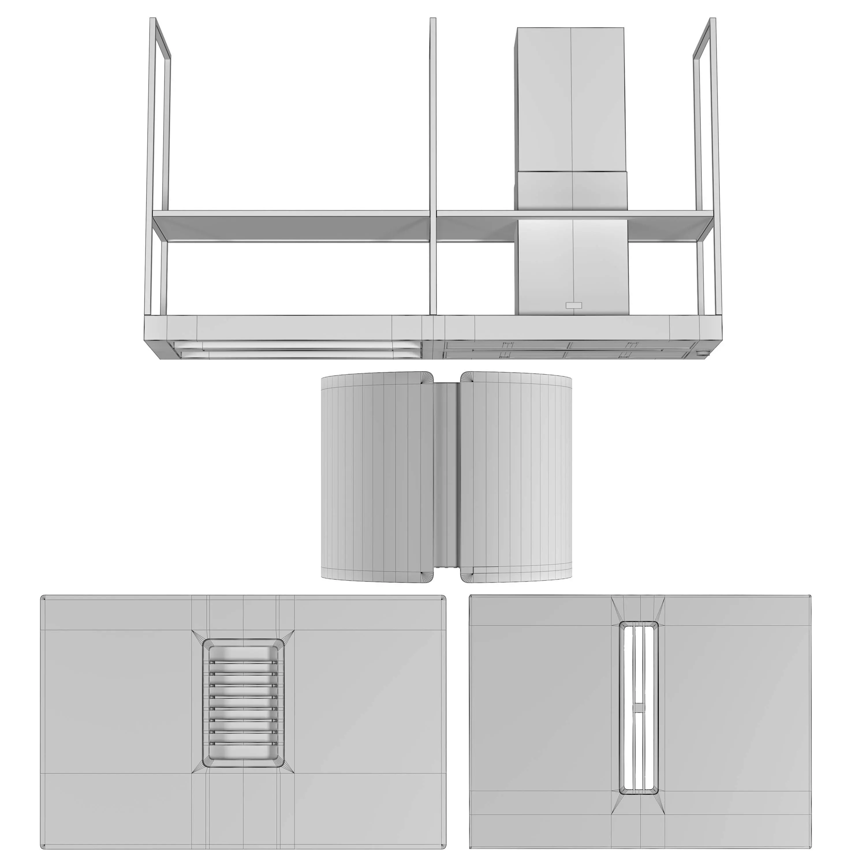 Franke appliance set 3D model_6