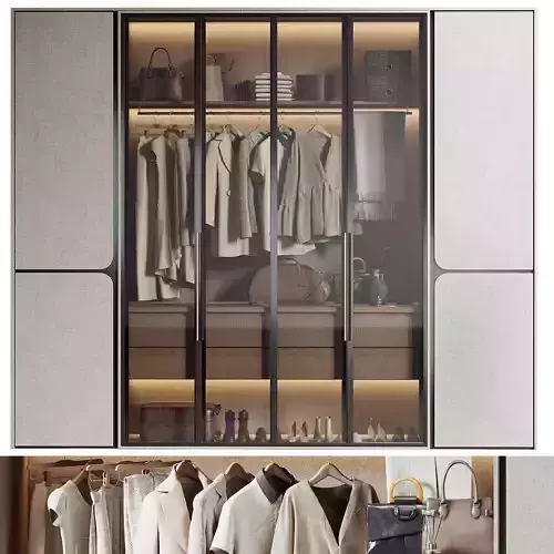 Contemporary Wardrobe Closet 06