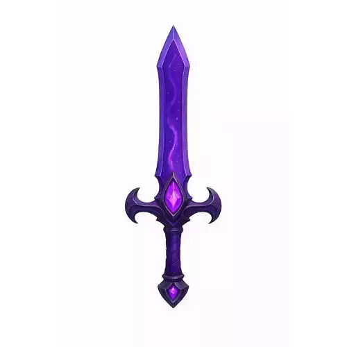 3D model of the magic sword 