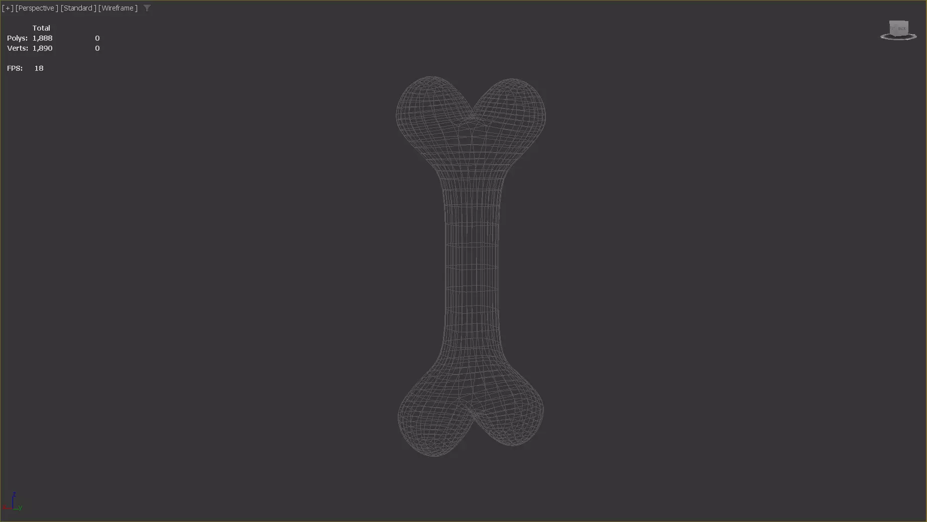 Stylized Low-Poly Bone Low-poly 3D model_13