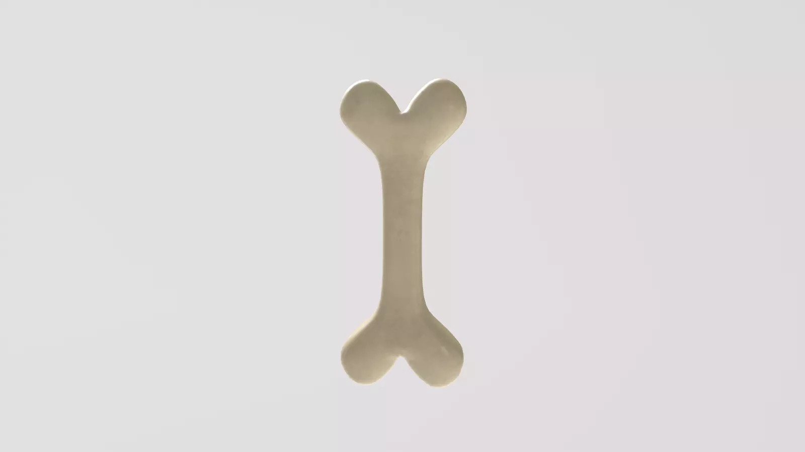Stylized Low-Poly Bone Low-poly 3D model_5