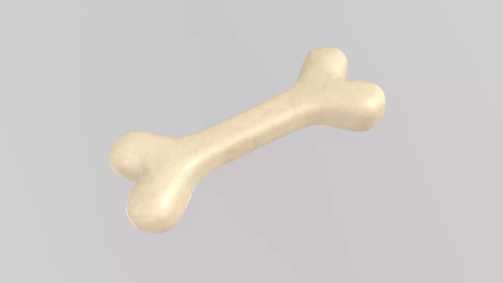 Stylized Low-Poly Bone Low-poly 3D model_9