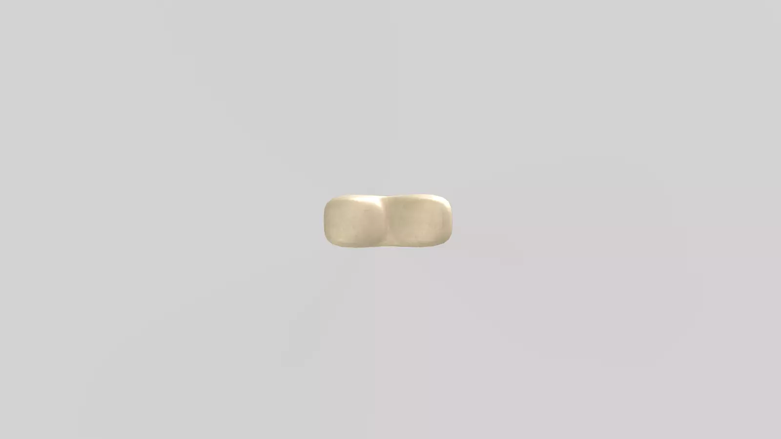 Stylized Low-Poly Bone Low-poly 3D model_7