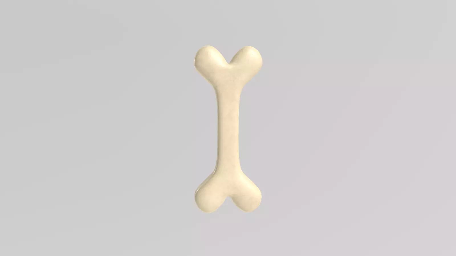Stylized Low-Poly Bone Low-poly 3D model_3