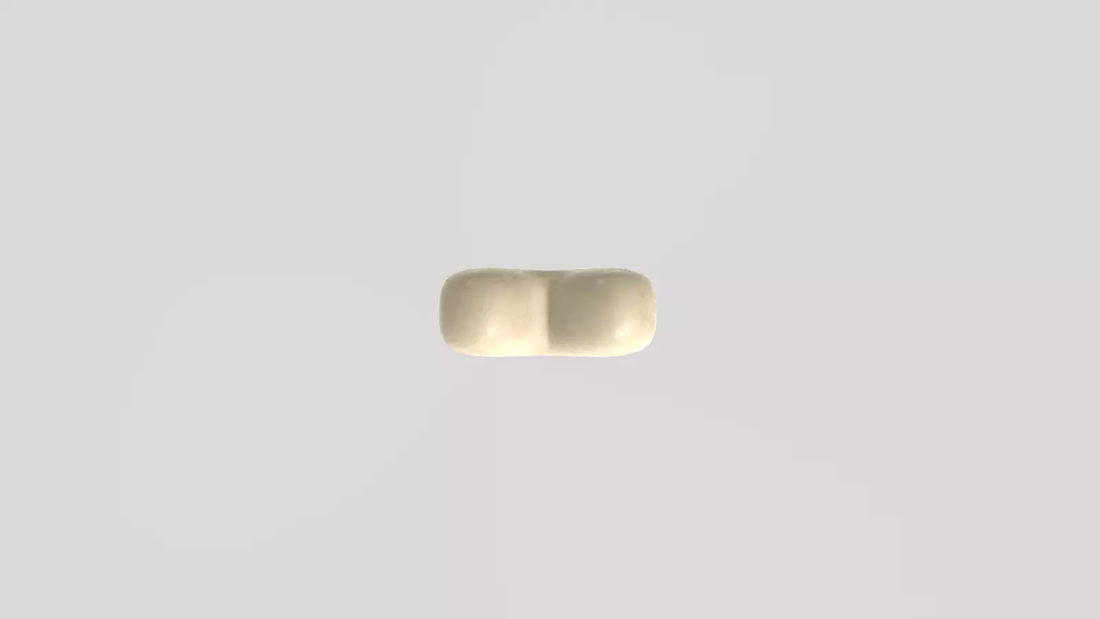 Stylized Low-Poly Bone Low-poly 3D model_8