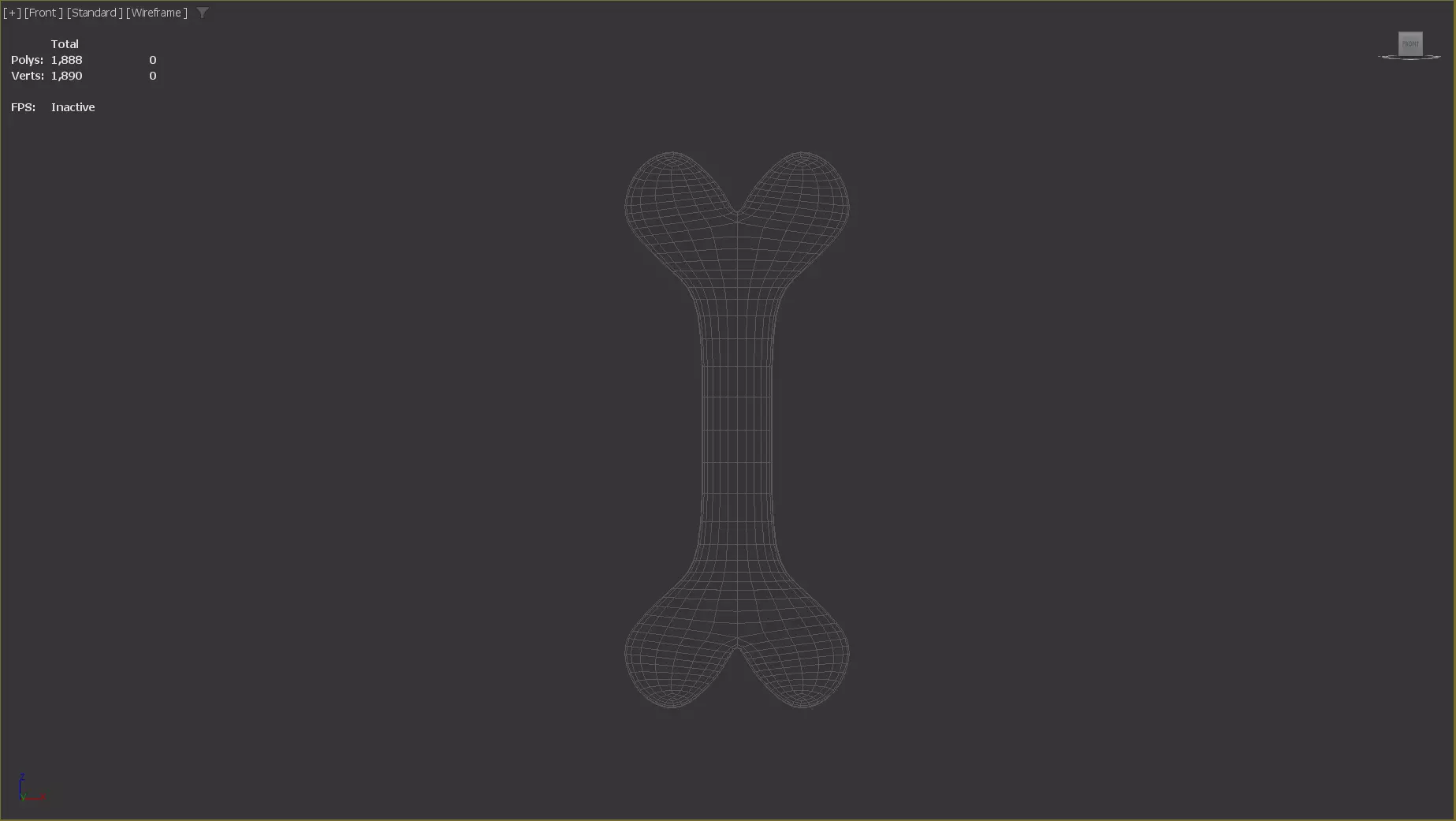 Stylized Low-Poly Bone Low-poly 3D model_12