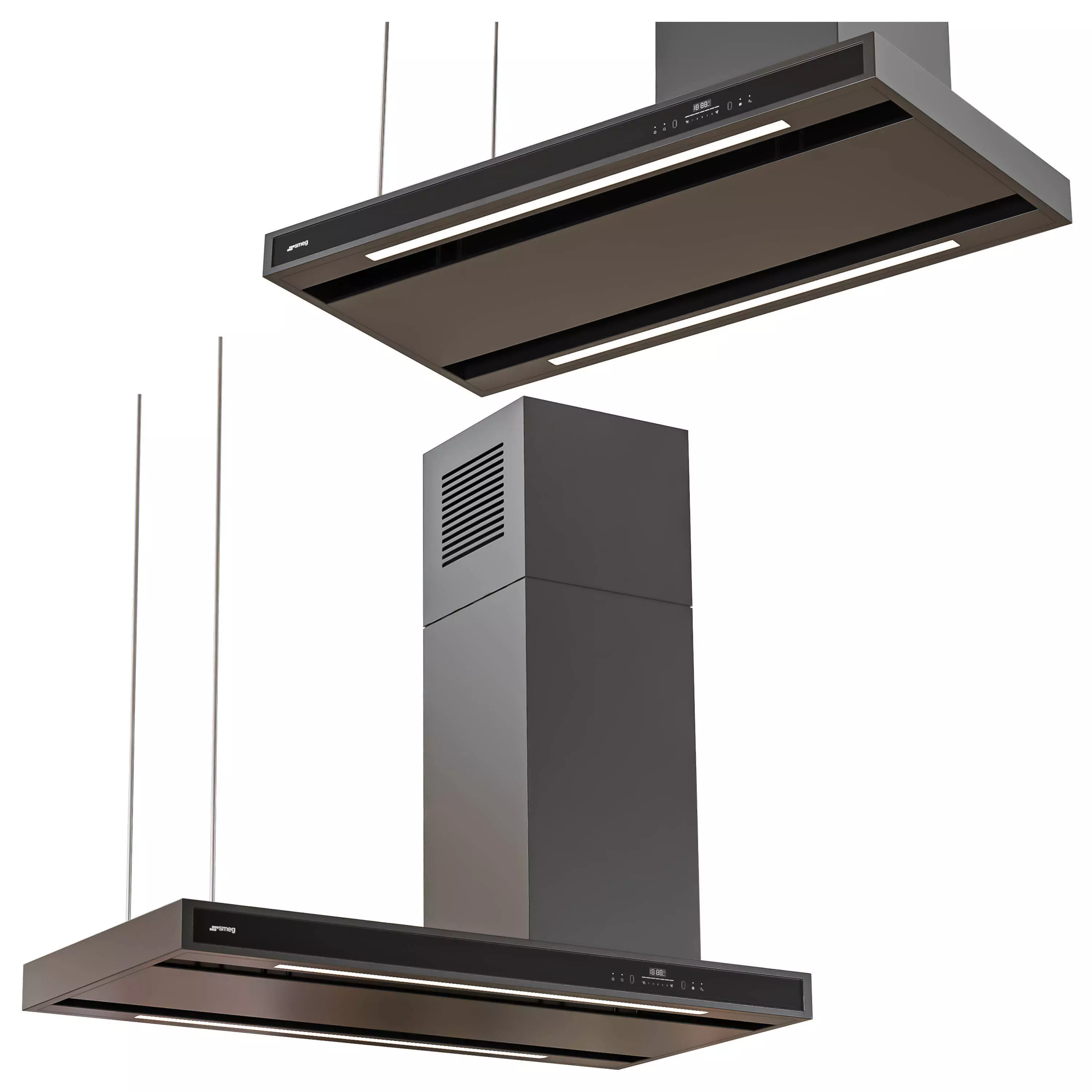 Smeg appliance set 3D model_4