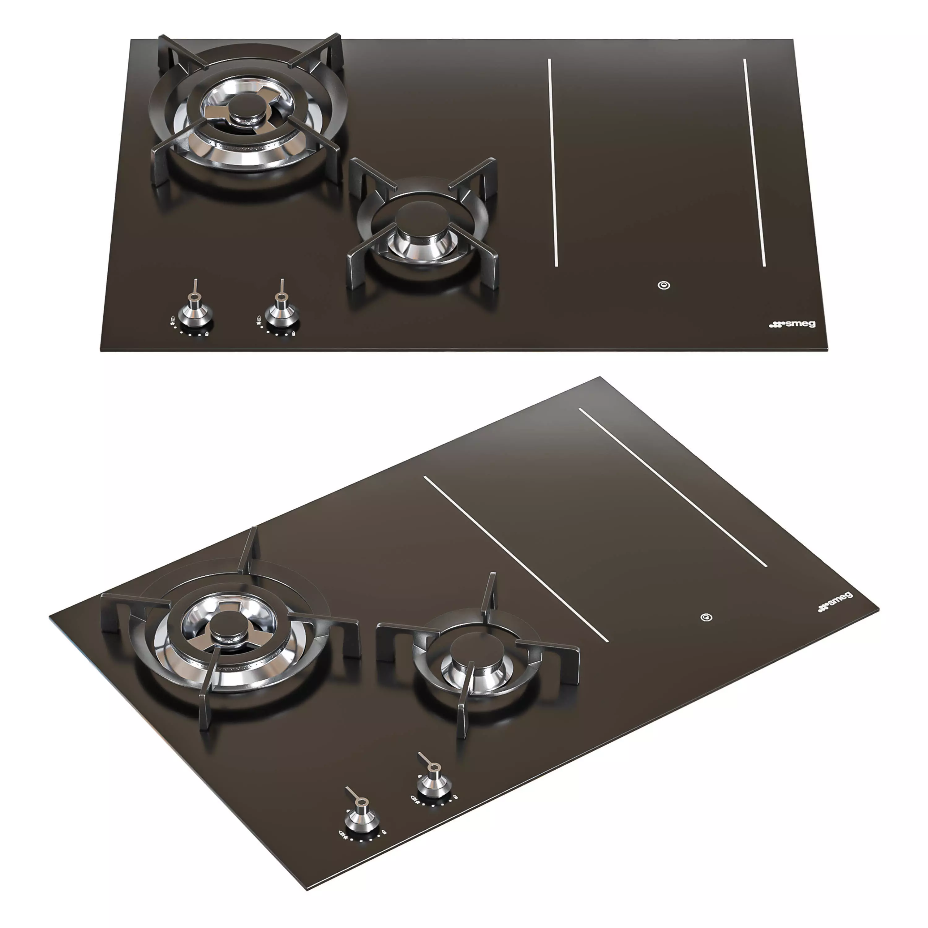 Smeg appliance set 3D model_2