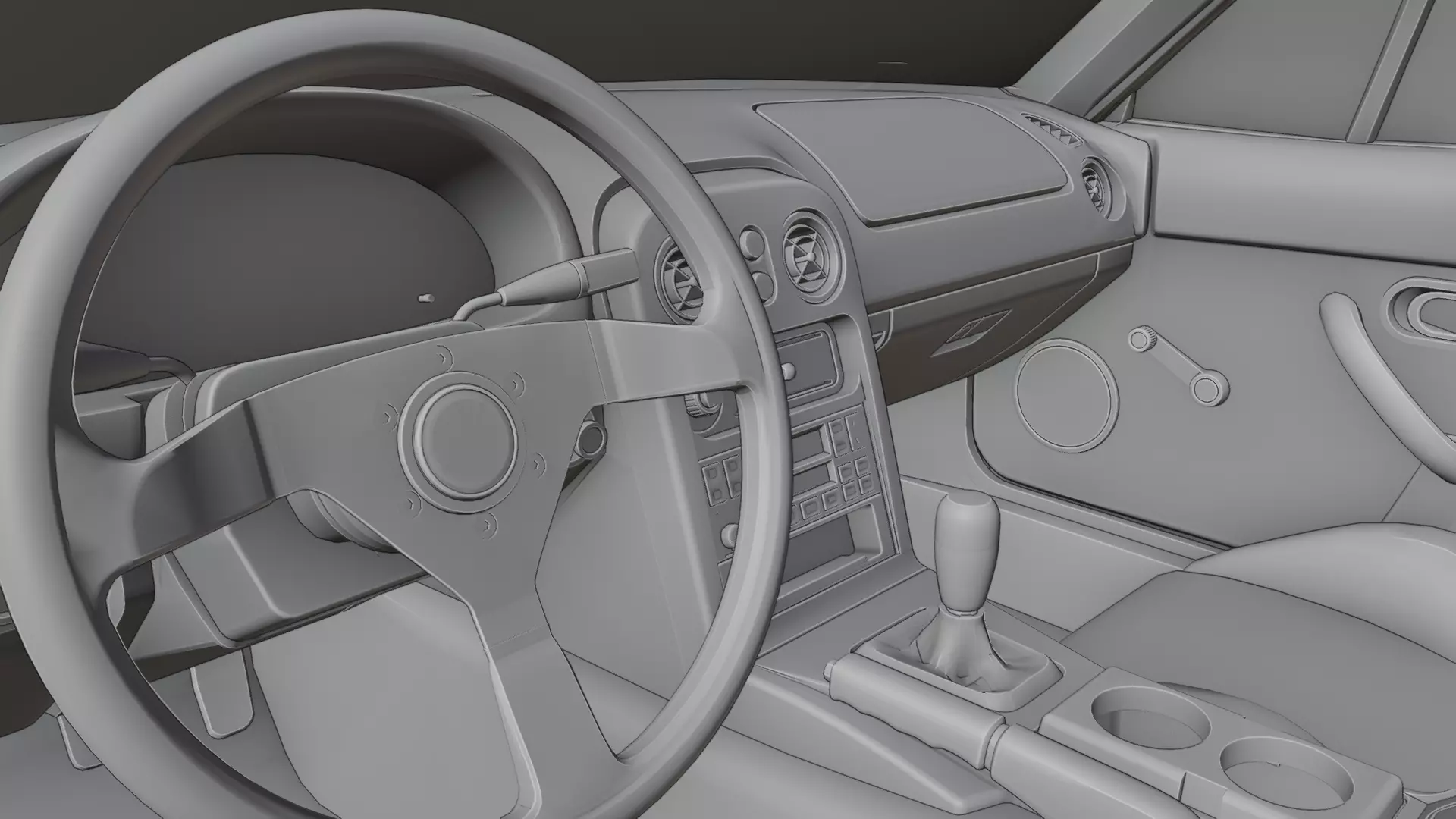 Mazda Miata mx5 3D print model_2