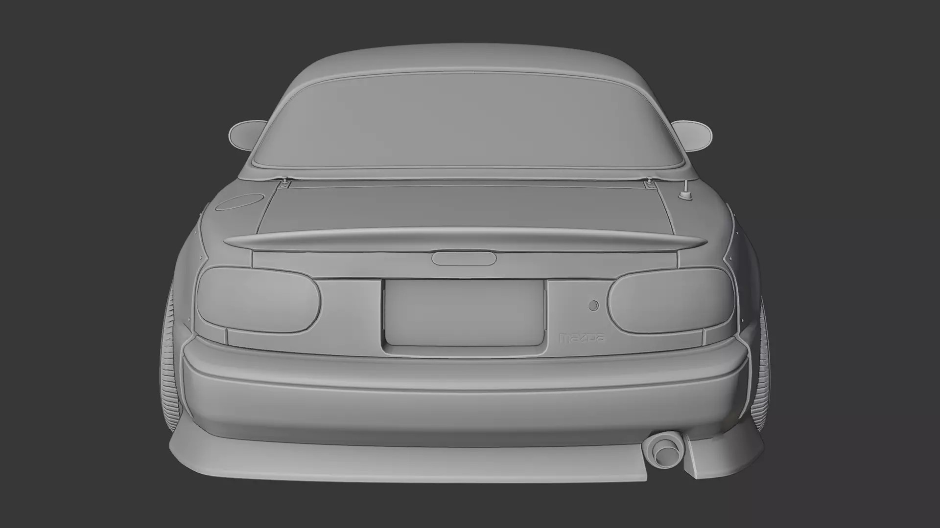 Mazda Miata mx5 3D print model_7