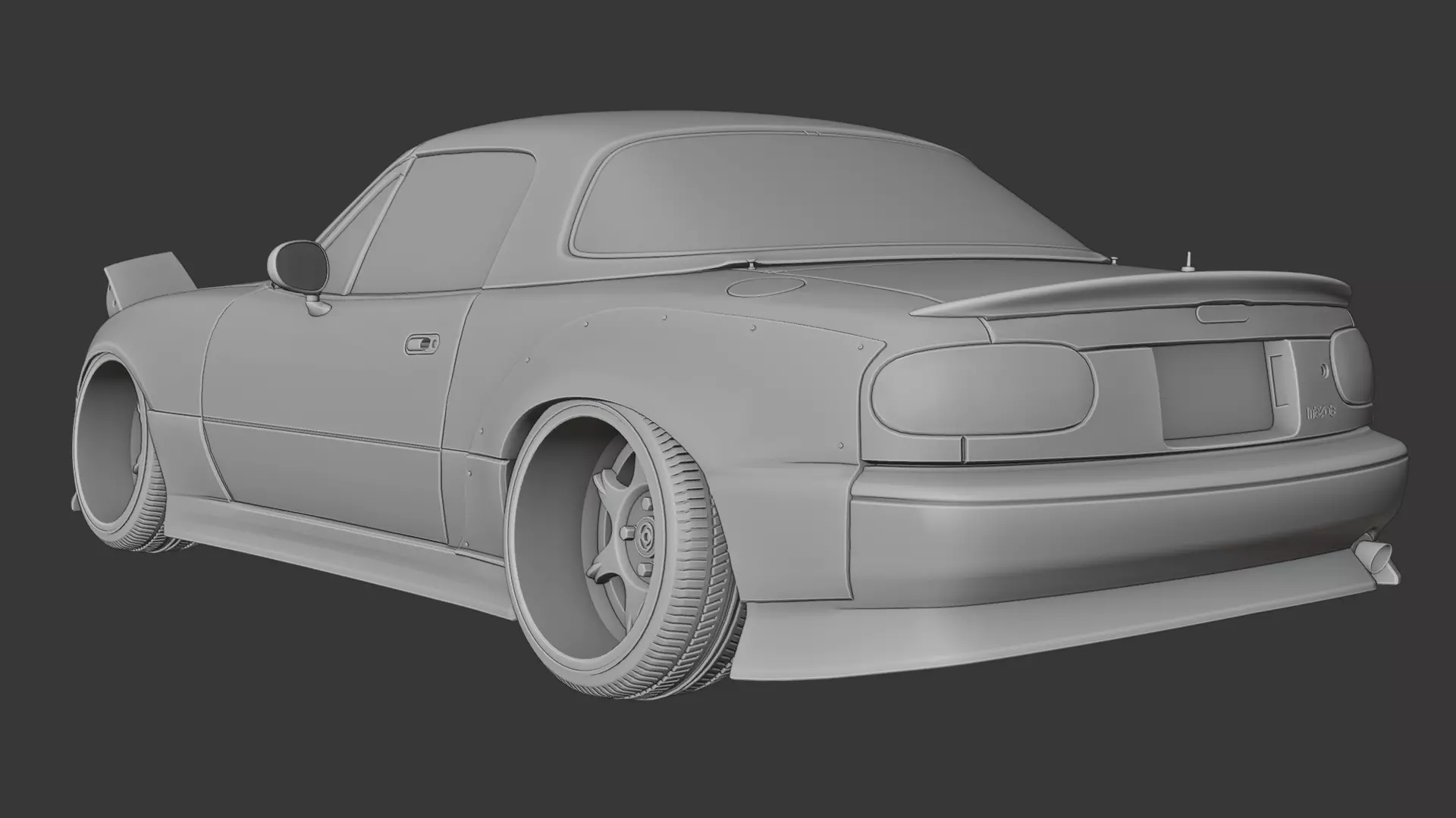 Mazda Miata mx5 3D print model_5