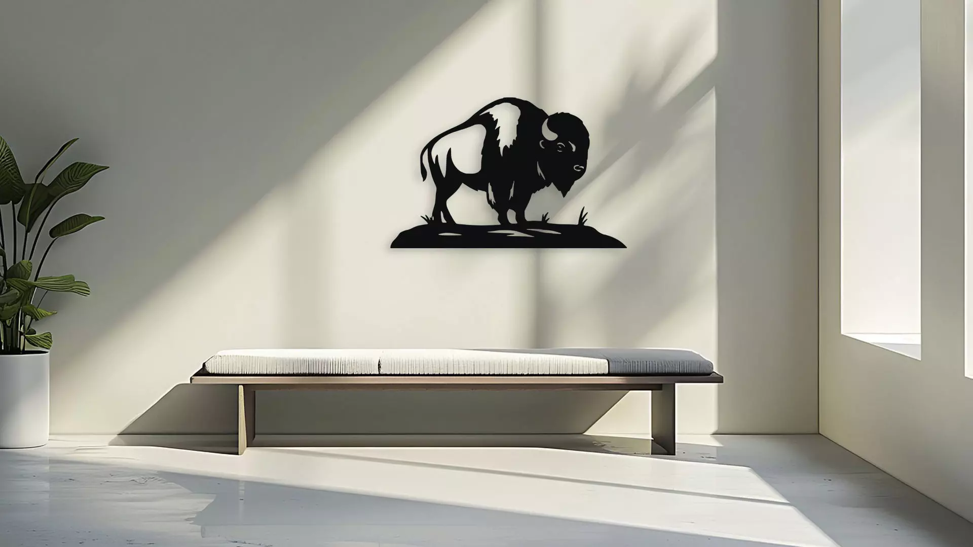Majestic Buffalo Wall Decor 3D model_3