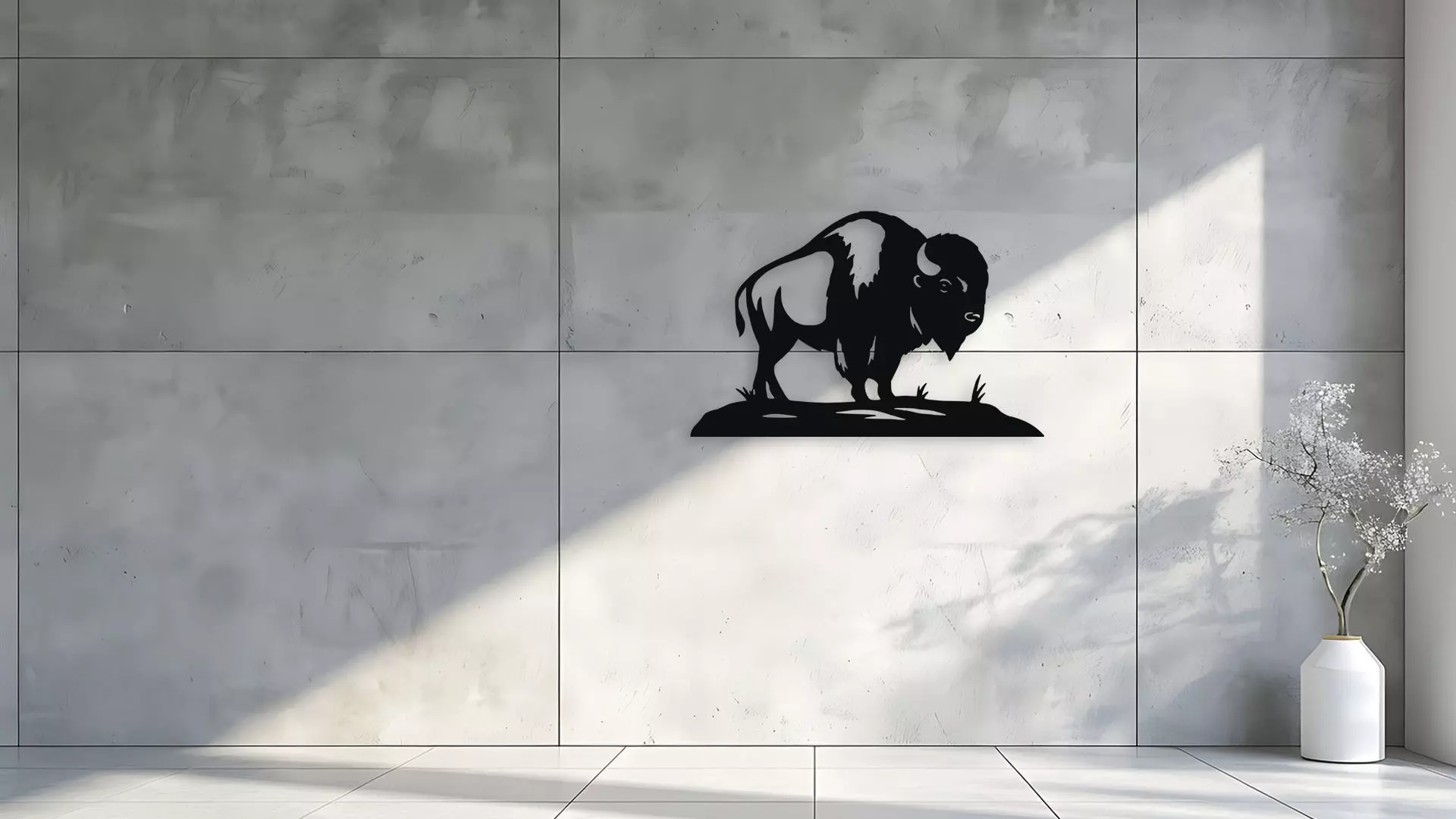 Majestic Buffalo Wall Decor 3D model_1