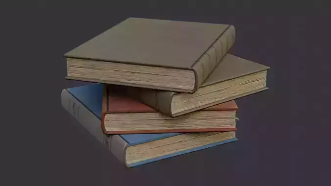 Book Stack Decor for Living Room