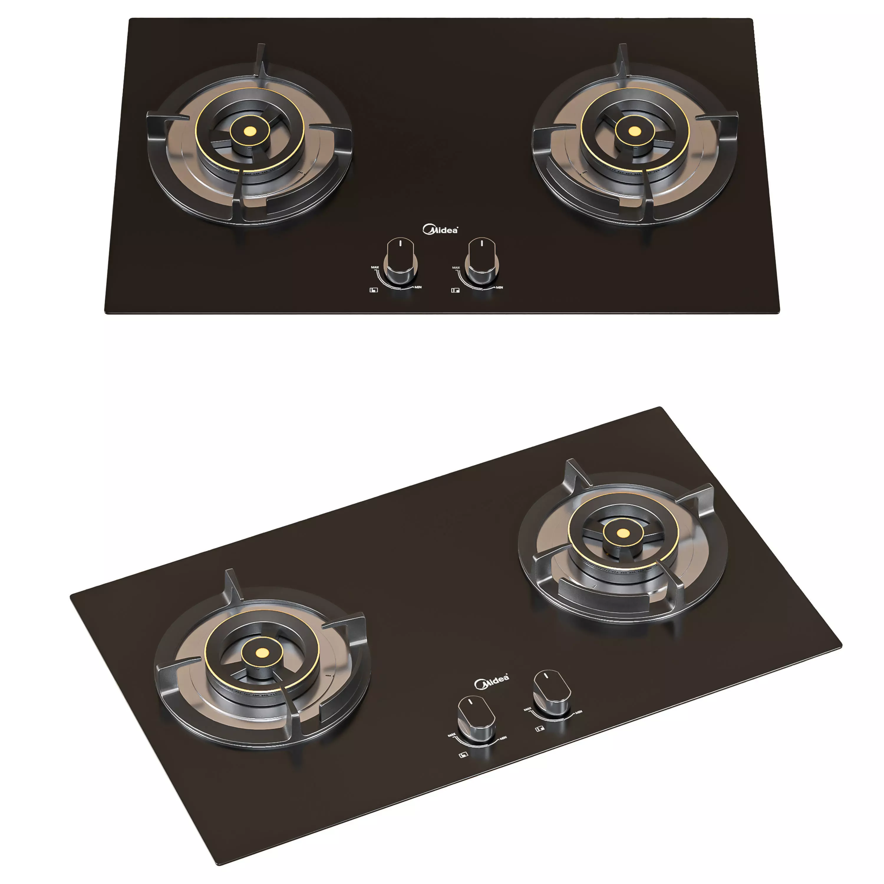 Midea appliance set 3D model_1