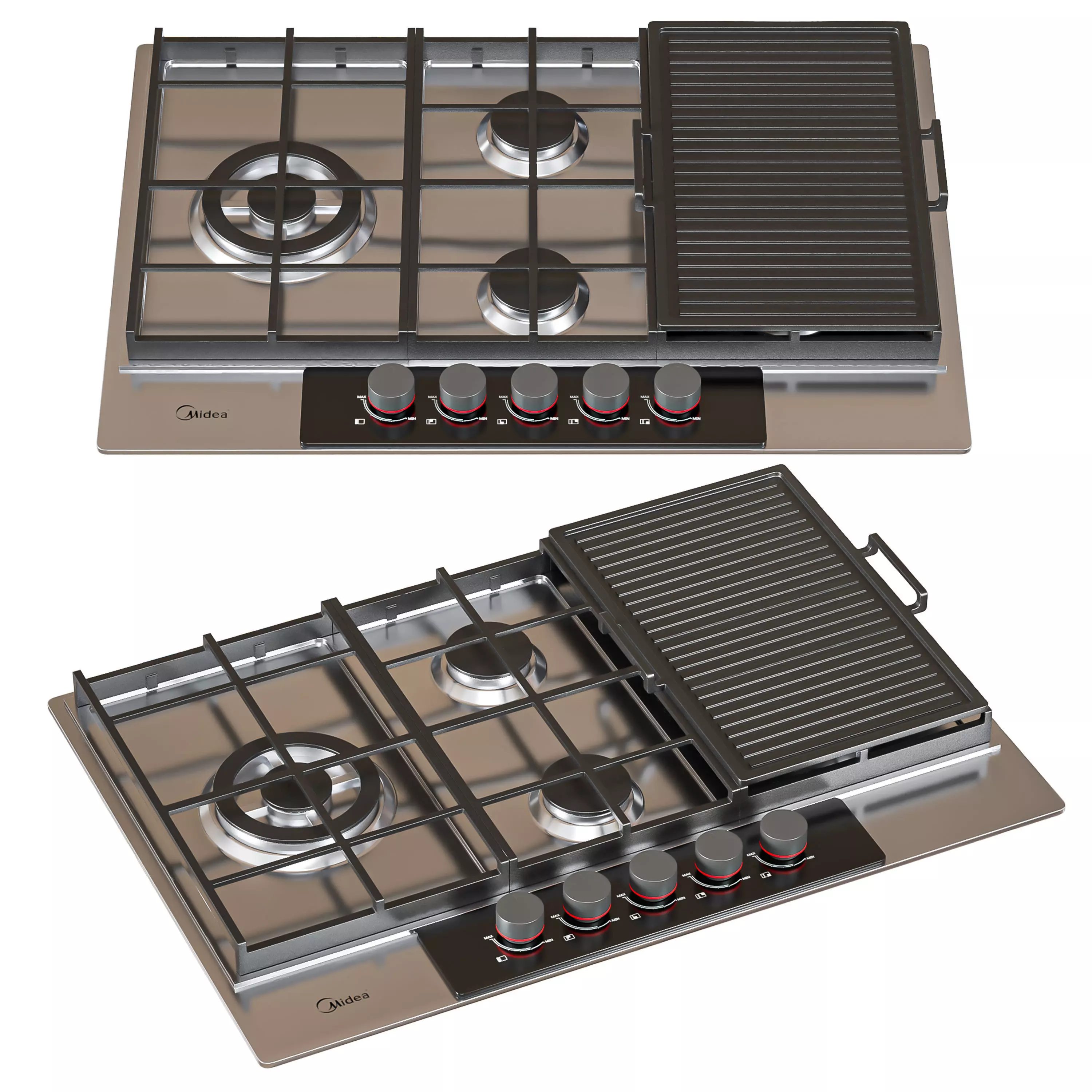 Midea appliance set 3D model_2