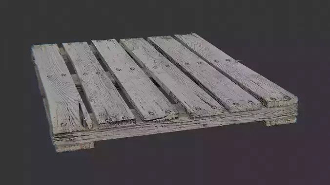 Weathered Wooden Pallet Industrial Base Platform