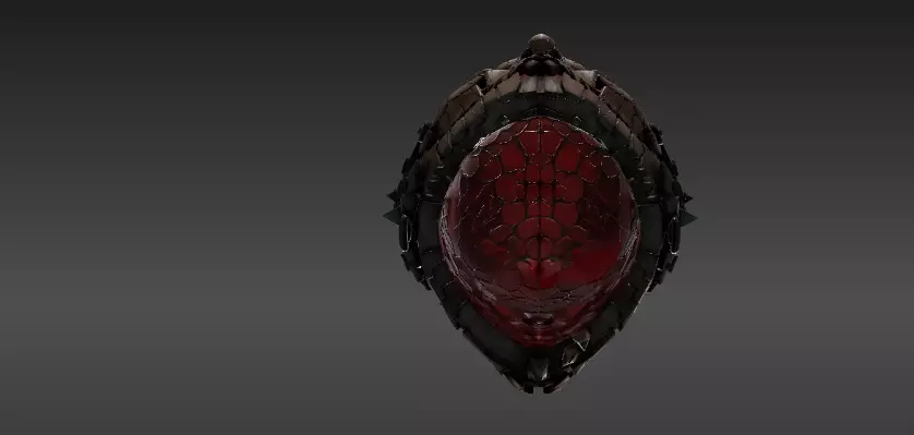 Pumpkin Warrior Mask 3D Print Halloween Battle Mask 3D model_5