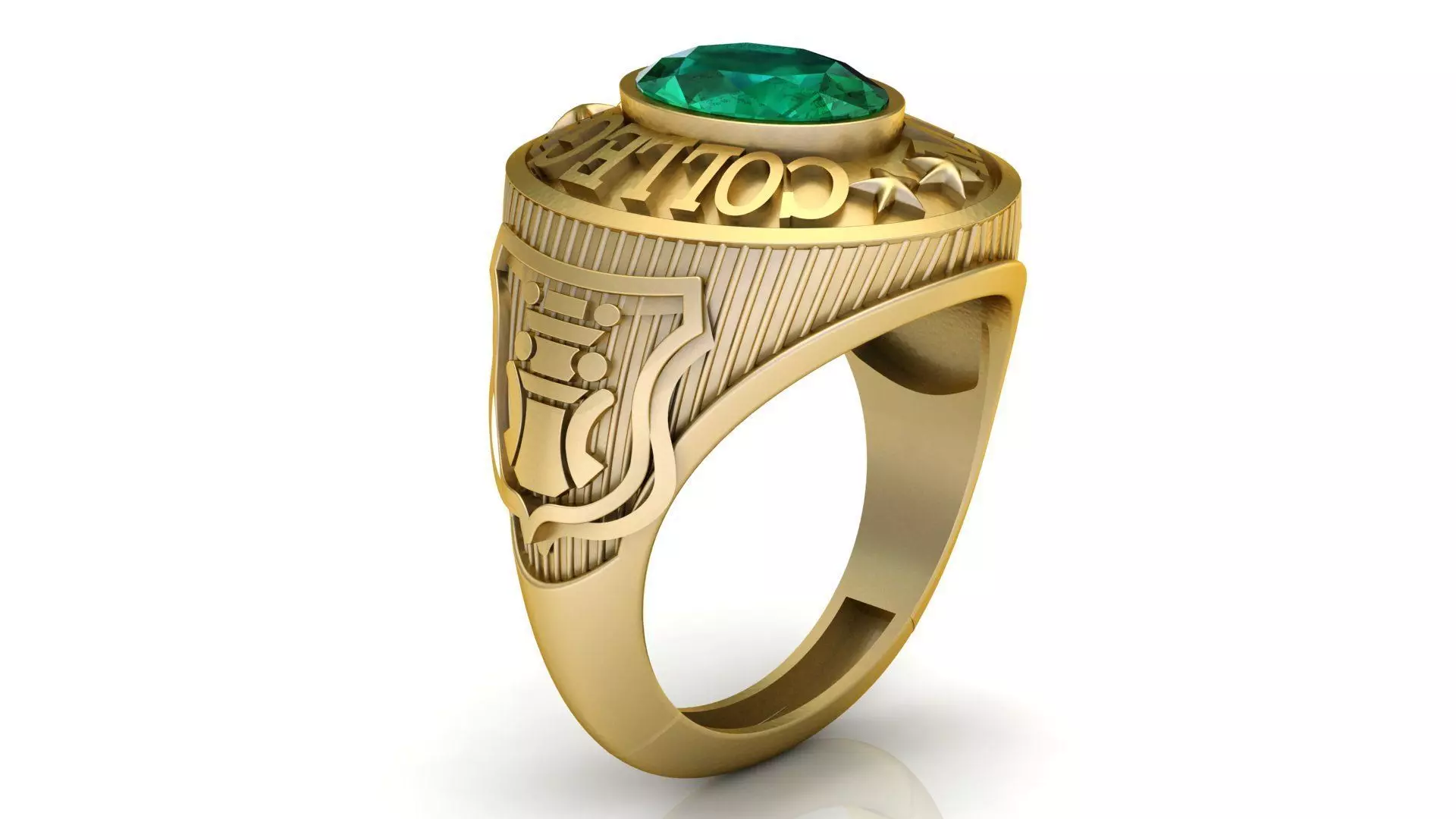 College Class Ring 3D Printable 3D print model