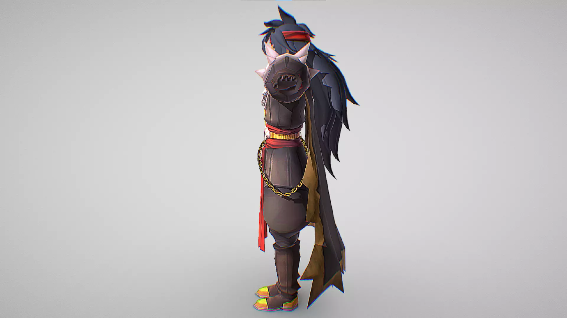 Magatuki - Demon King - Monster Hunter Riders Low-poly 3D model_5
