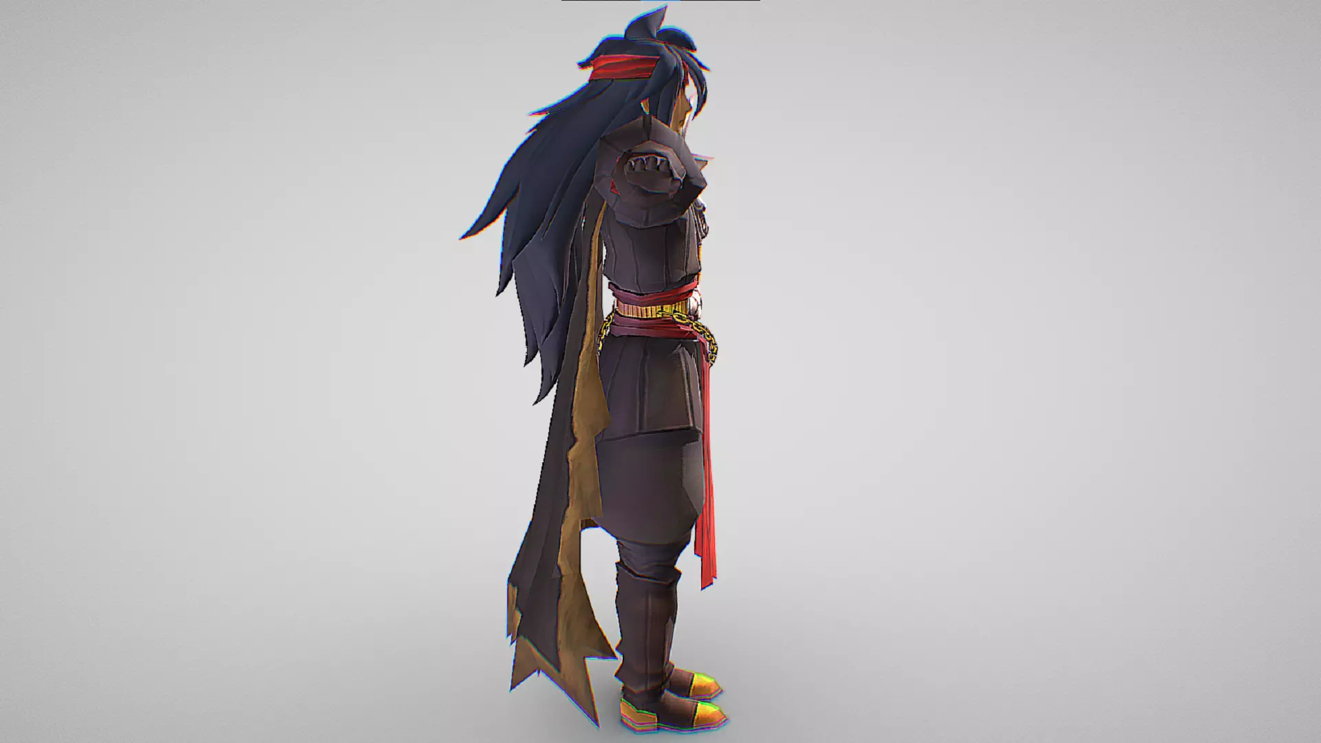 Magatuki - Demon King - Monster Hunter Riders Low-poly 3D model_4