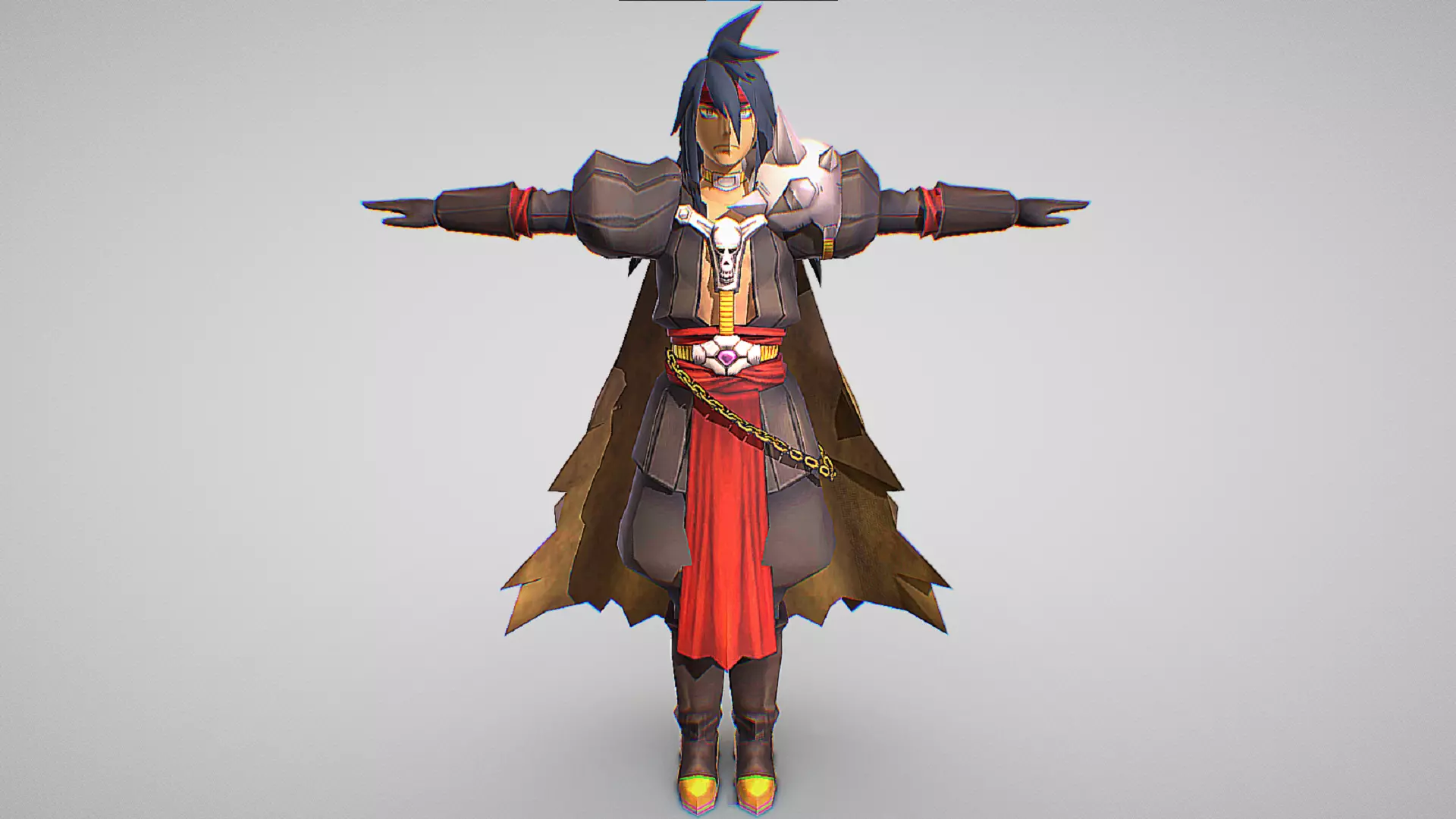 Magatuki - Demon King - Monster Hunter Riders Low-poly 3D model_1