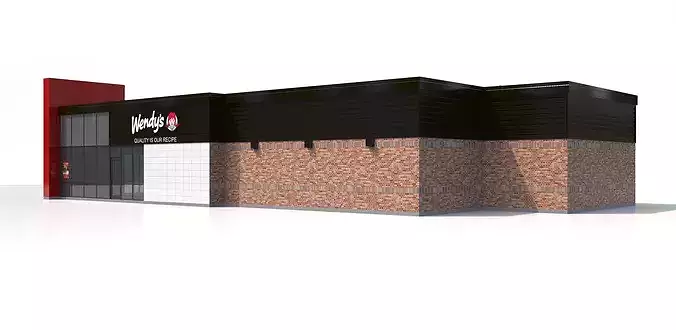 Fast Food Restaurant Collection 3D model 6