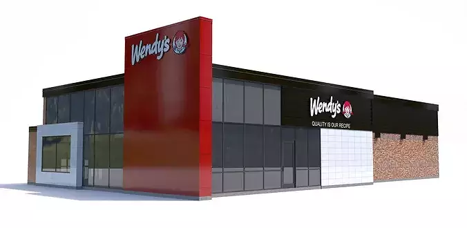 Fast Food Restaurant Collection 3D model 5