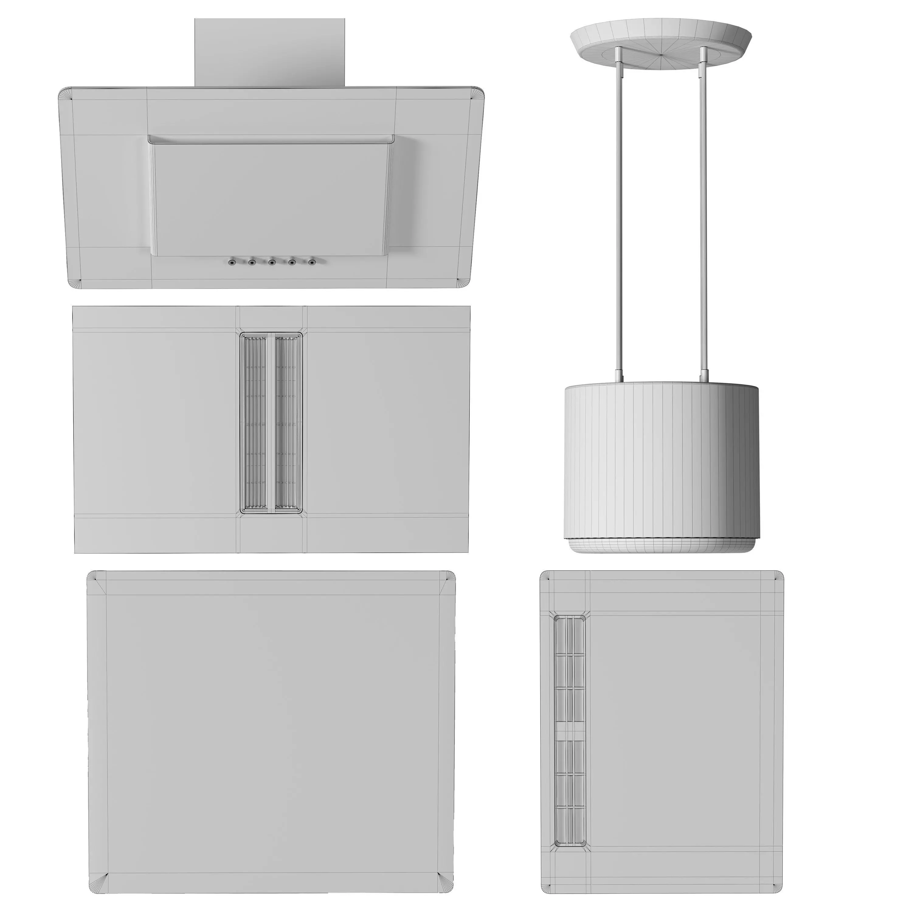 Ciarra appliance set 3D model_6