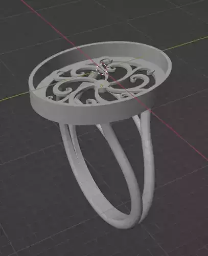 Ring cabochon ornament