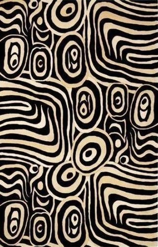 Carpet rug with swirls 3D print model
