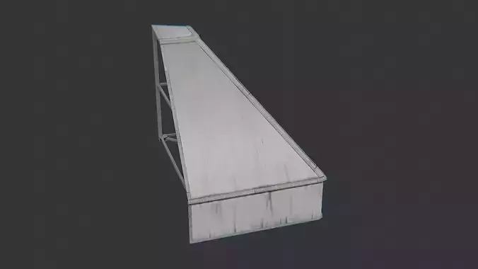 Blue Square Corner Awning Cloth