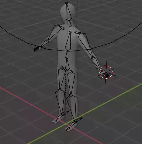 simple humanoid 3D model