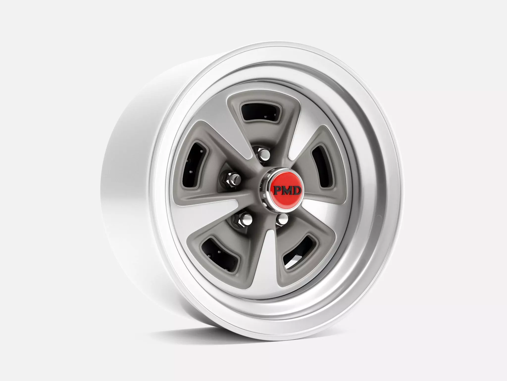 15x7 Pontiac Rallye II Wheel and Brake 3D print model_0