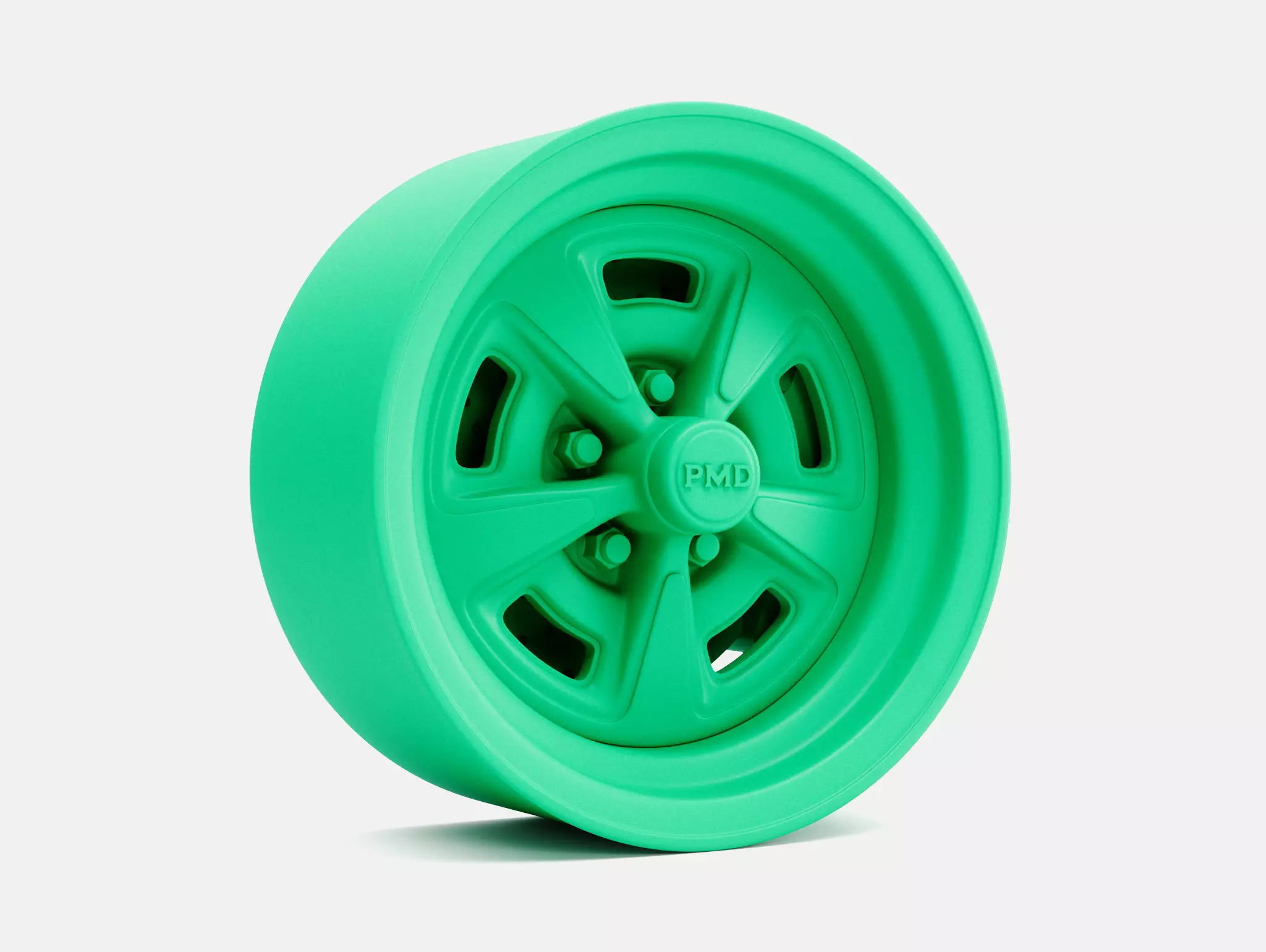 15x7 Pontiac Rallye II Wheel and Brake 3D print model_1