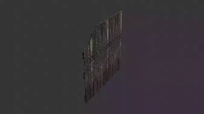 Weathered Wood Gate Panel