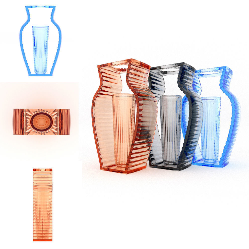 Vase 3D print model_3