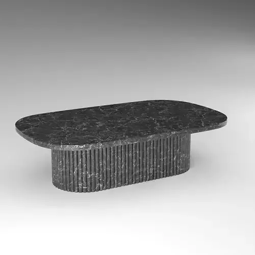 Selene Oval Marble Coffee Table