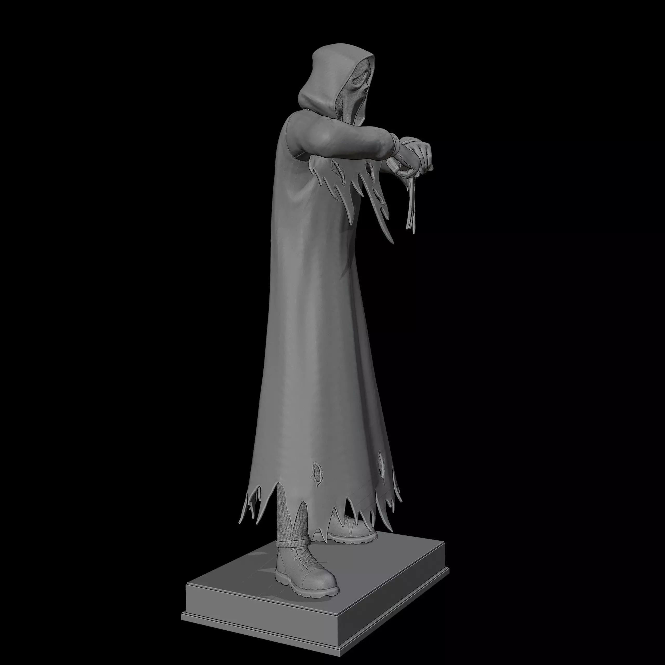 Ghost Face 3D print model_11