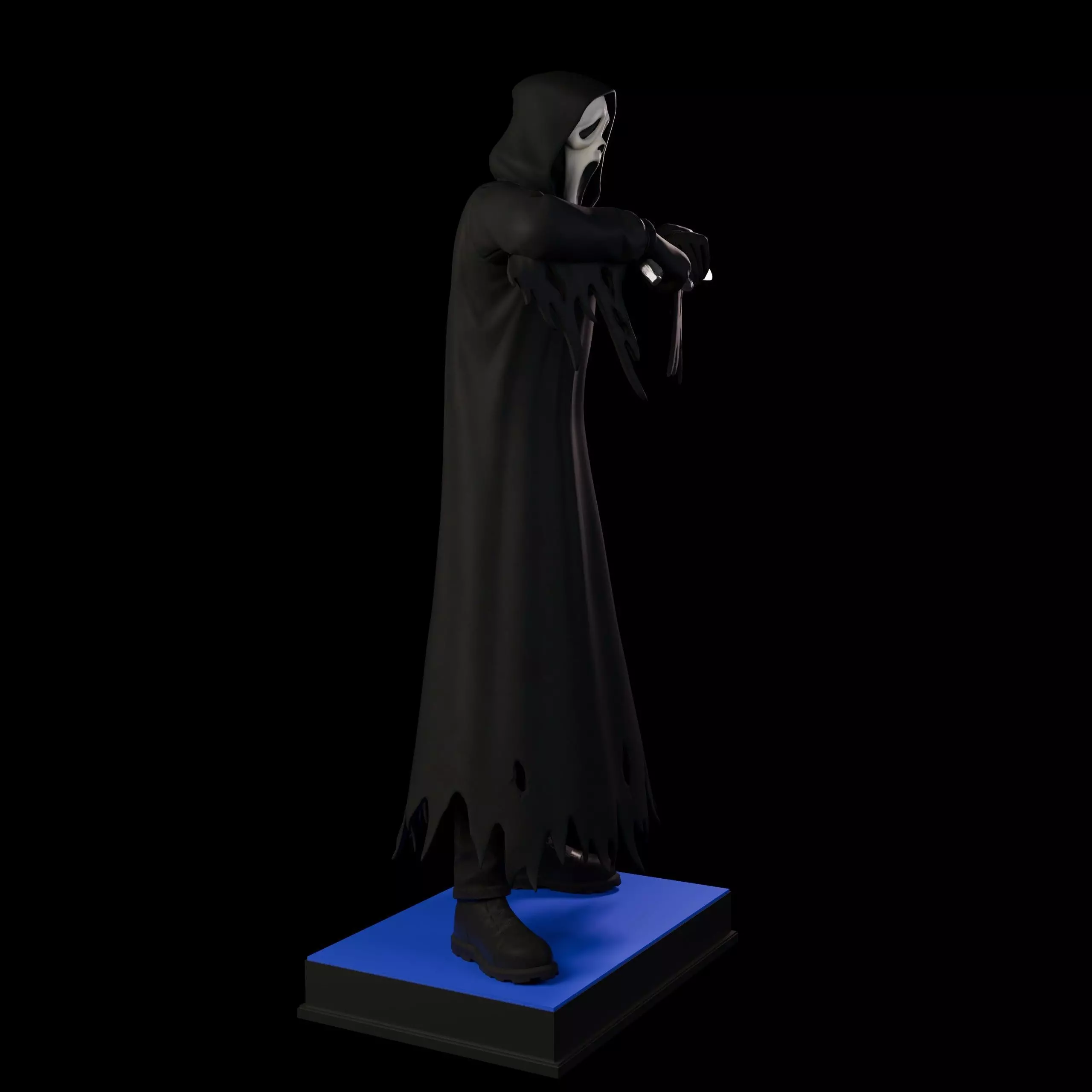Ghost Face 3D print model_10