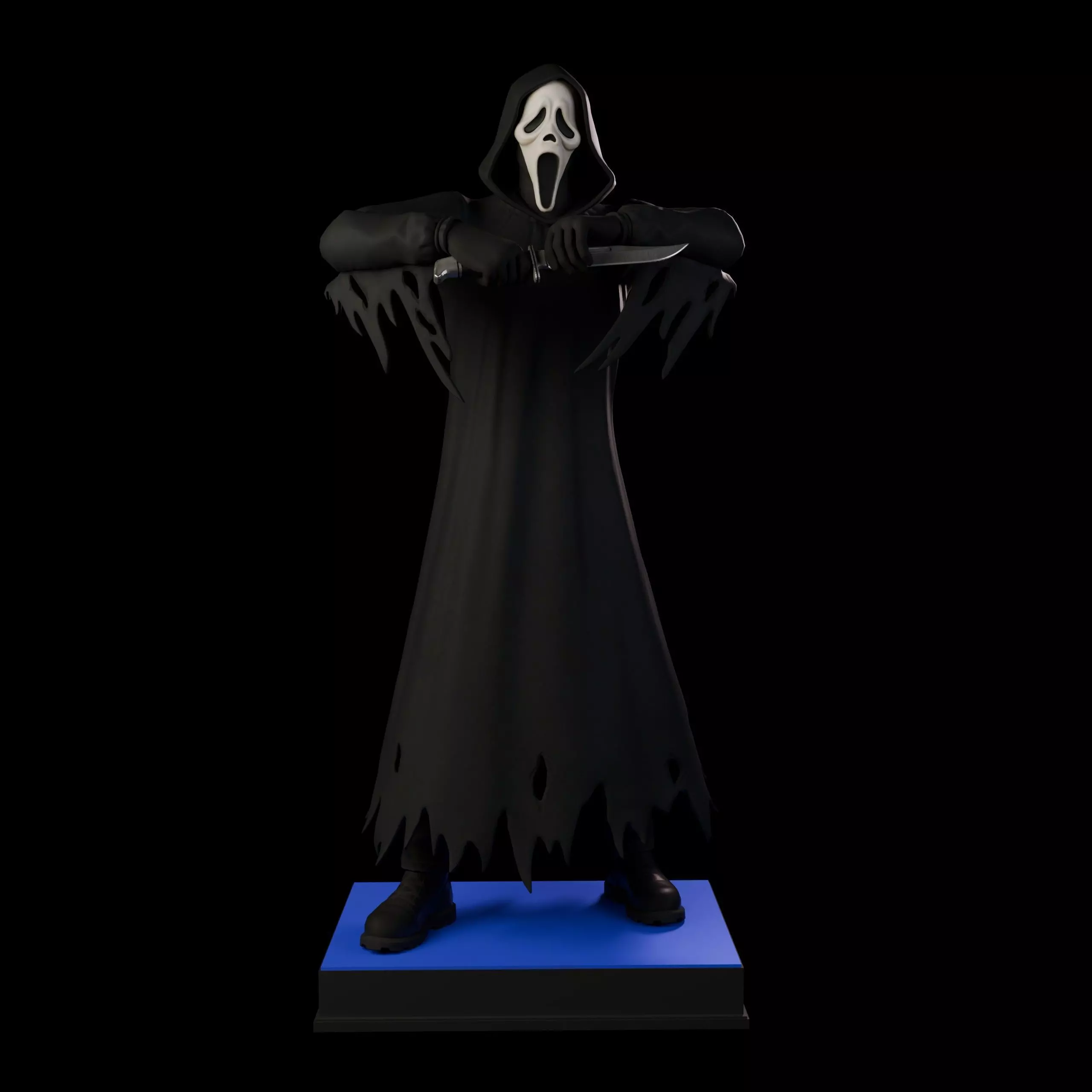 Ghost Face 3D print model_0