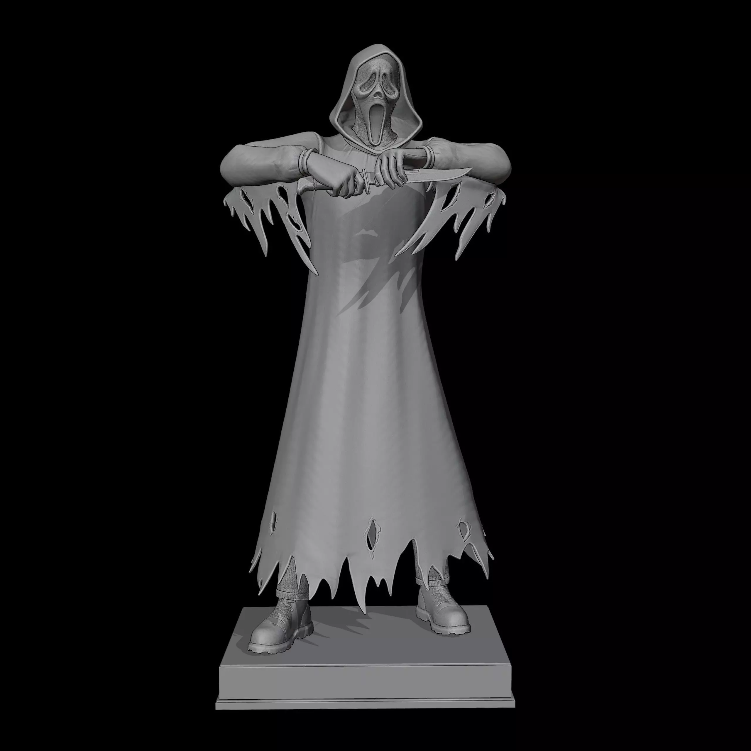 Ghost Face 3D print model_1