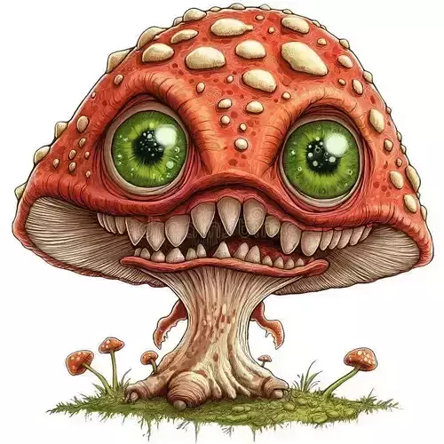 The Sporeborn - Stylized Mushroom Creature Collection  The Sporeborn - Stylized Mushroom Creature Collection