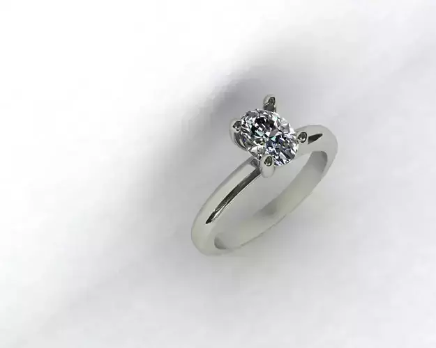 1 carat oval ring