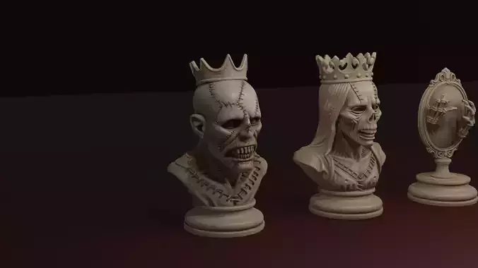 Grave Chess set