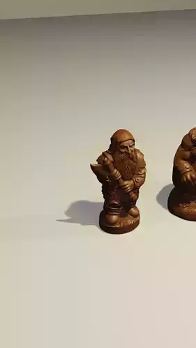 Fantasy chess set 3D print model
