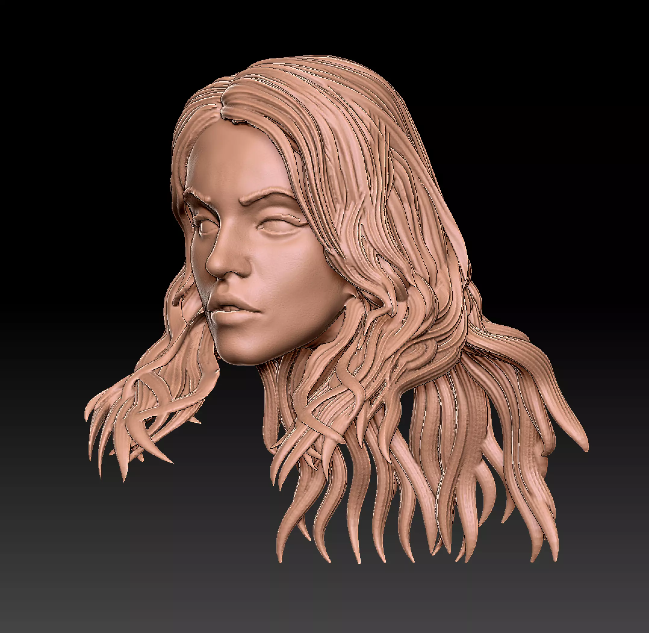 Sidney Sweeney 3D print model_2