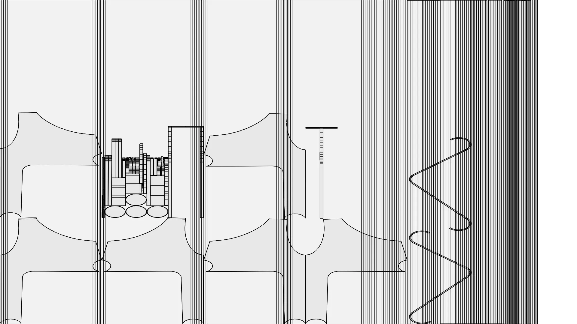 Underground Subway - Blender Scene 3D model_6
